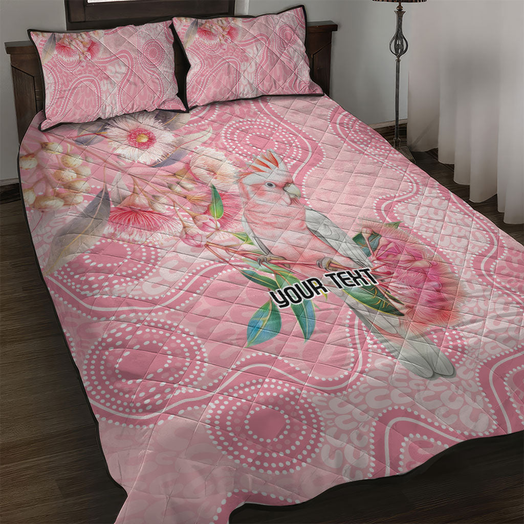 Personalized Pink Galah Fight for Hope and Healing Quilt Bed Set Australia’s Breast Cancer Support
