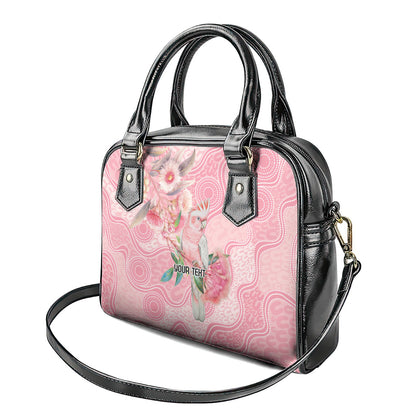 Personalized Pink Galah Fight for Hope and Healing Shoulder Handbag Australia’s Breast Cancer Support