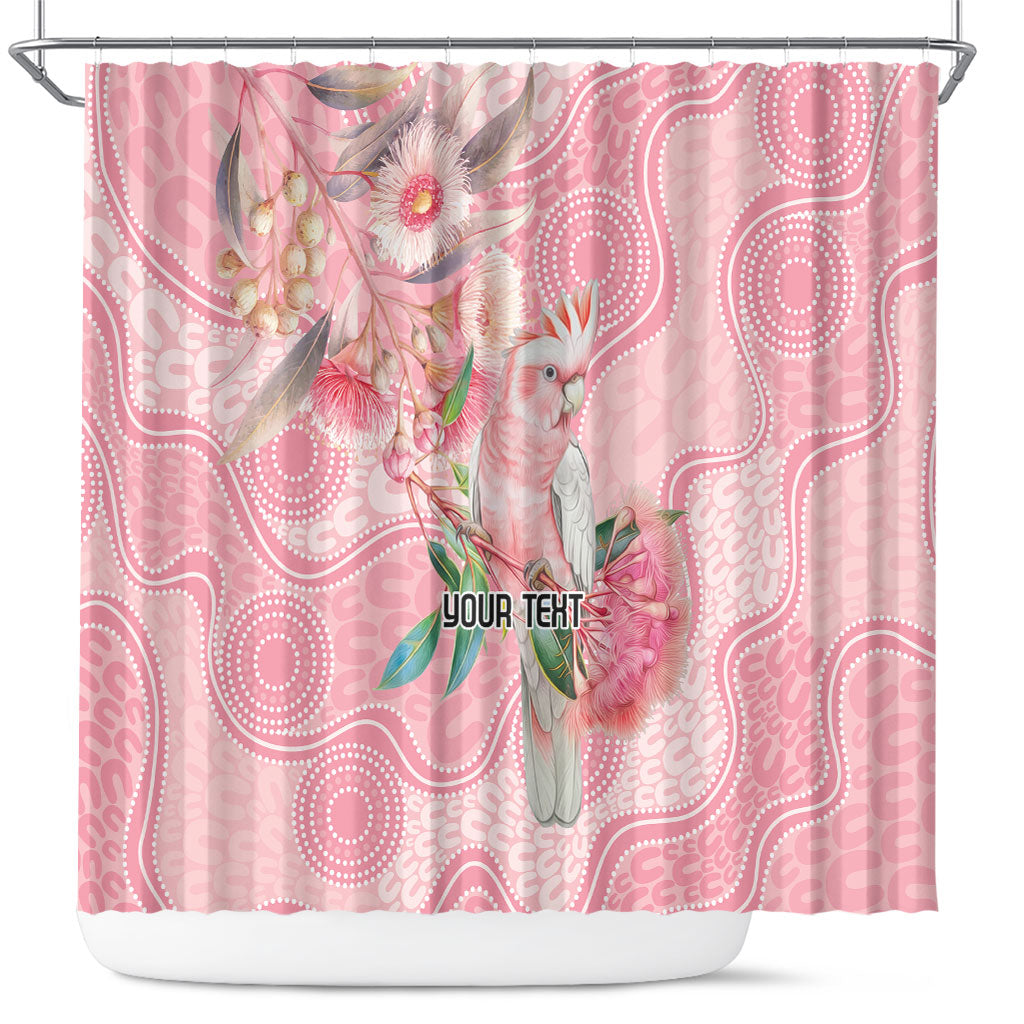 Personalized Pink Galah Fight for Hope and Healing Shower Curtain Australia’s Breast Cancer Support