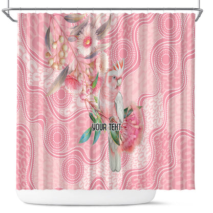 Personalized Pink Galah Fight for Hope and Healing Shower Curtain Australia’s Breast Cancer Support