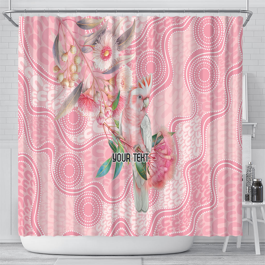 Personalized Pink Galah Fight for Hope and Healing Shower Curtain Australia’s Breast Cancer Support