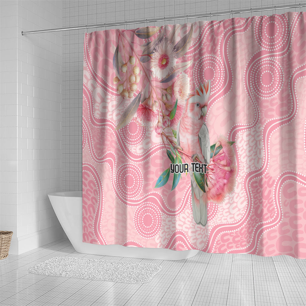 Personalized Pink Galah Fight for Hope and Healing Shower Curtain Australia’s Breast Cancer Support