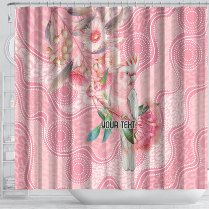 Personalized Pink Galah Fight for Hope and Healing Shower Curtain Australia’s Breast Cancer Support