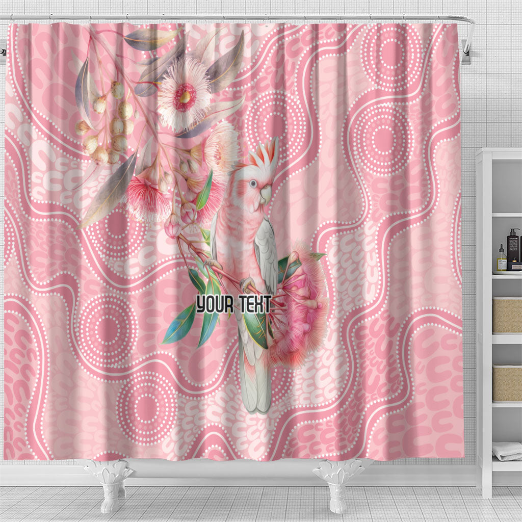Personalized Pink Galah Fight for Hope and Healing Shower Curtain Australia’s Breast Cancer Support