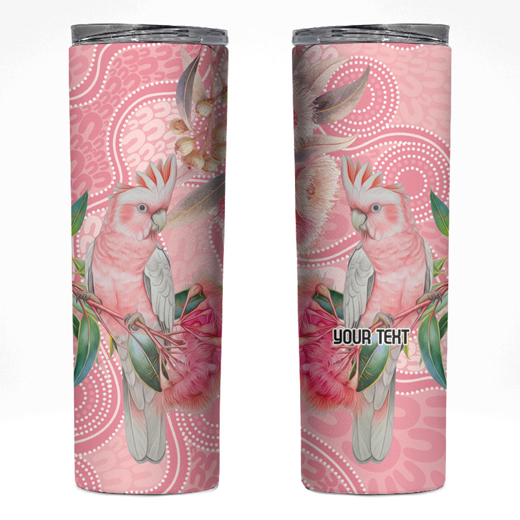 Personalized Pink Galah Fight for Hope and Healing Skinny Tumbler Australia’s Breast Cancer Support