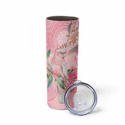 Personalized Pink Galah Fight for Hope and Healing Skinny Tumbler Australia’s Breast Cancer Support