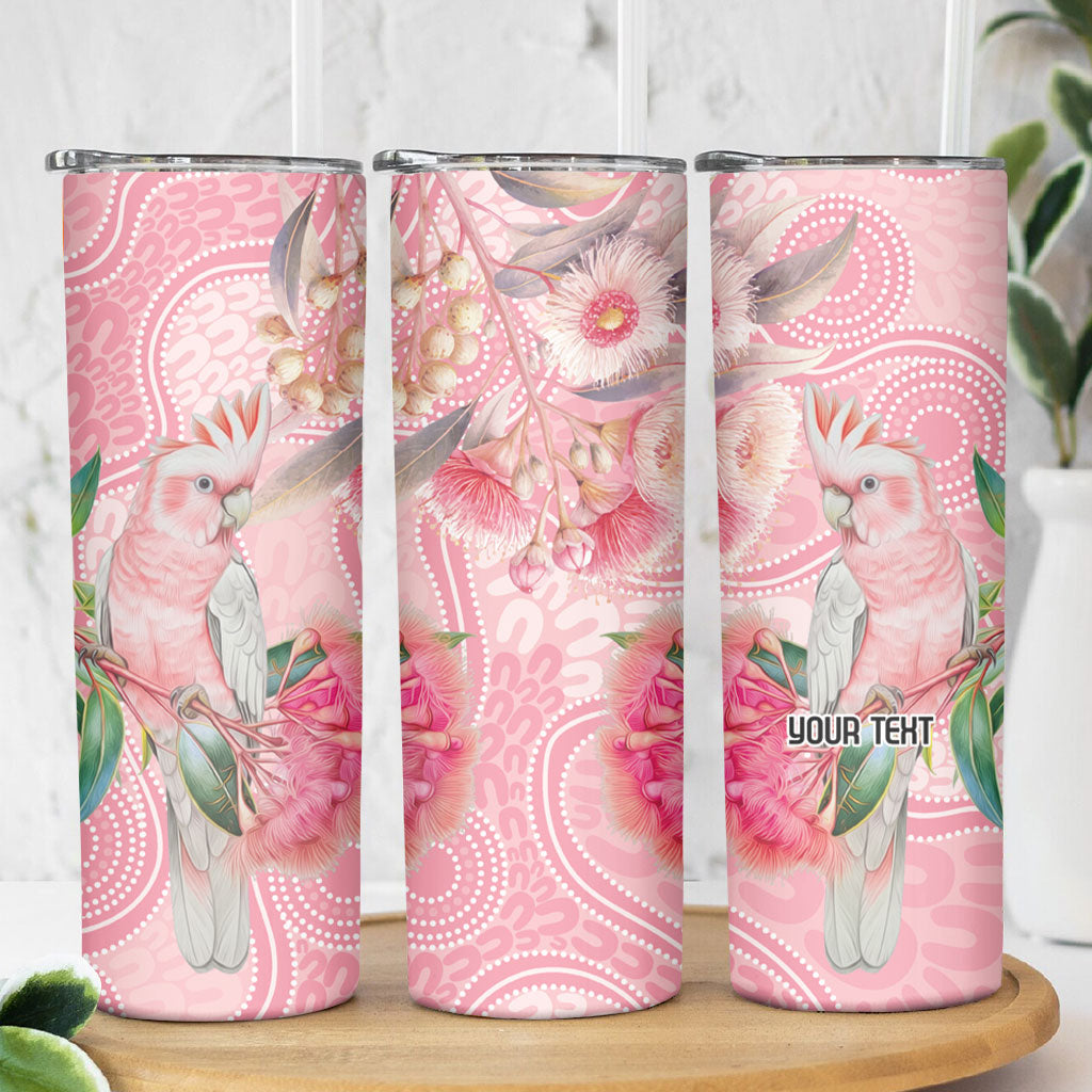 Personalized Pink Galah Fight for Hope and Healing Skinny Tumbler Australia’s Breast Cancer Support