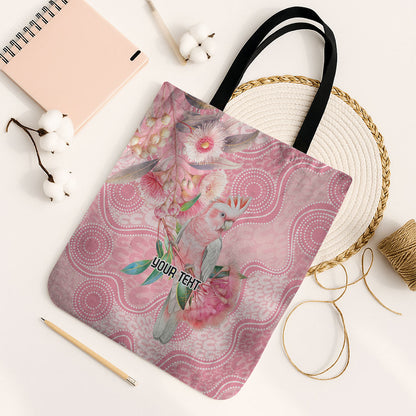 Personalized Pink Galah Fight for Hope and Healing Tote Bag Australia’s Breast Cancer Support