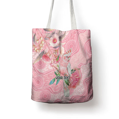 Personalized Pink Galah Fight for Hope and Healing Tote Bag Australia’s Breast Cancer Support