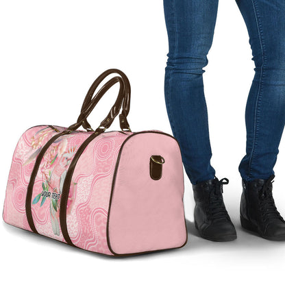 Personalized Pink Galah Fight for Hope and Healing Travel Bag Australia’s Breast Cancer Support