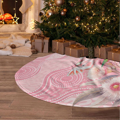 Personalized Pink Galah Fight for Hope and Healing Tree Skirt Australia’s Breast Cancer Support