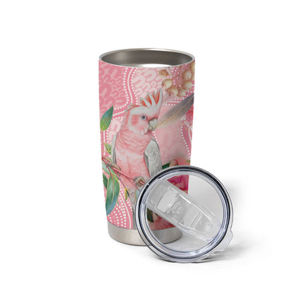 Personalized Pink Galah Fight for Hope and Healing Tumbler Cup Australia’s Breast Cancer Support