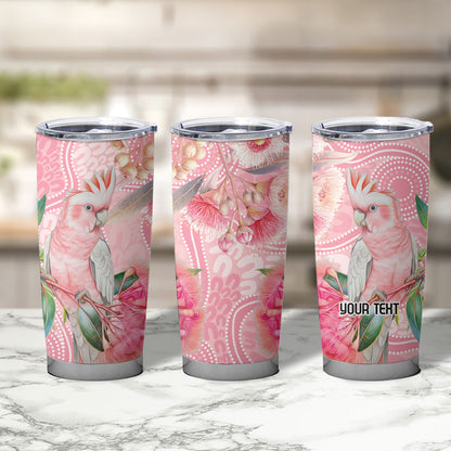 Personalized Pink Galah Fight for Hope and Healing Tumbler Cup Australia’s Breast Cancer Support