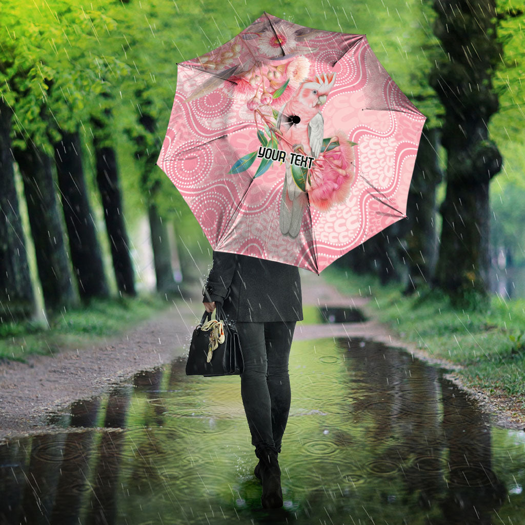 Personalized Pink Galah Fight for Hope and Healing Umbrella Australia’s Breast Cancer Support