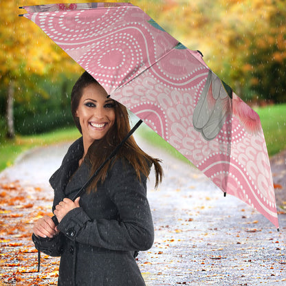 Personalized Pink Galah Fight for Hope and Healing Umbrella Australia’s Breast Cancer Support