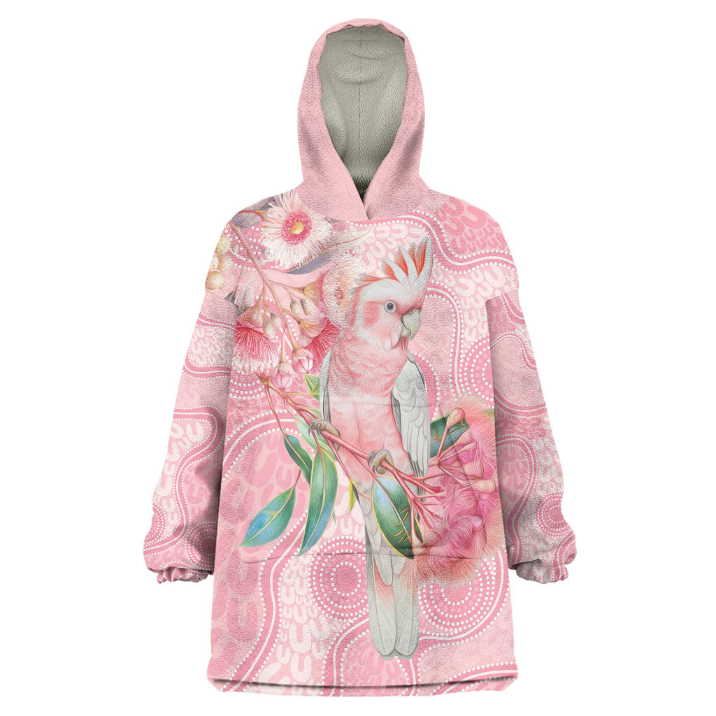 Personalized Pink Galah Fight for Hope and Healing Wearable Blanket Hoodie Australia’s Breast Cancer Support