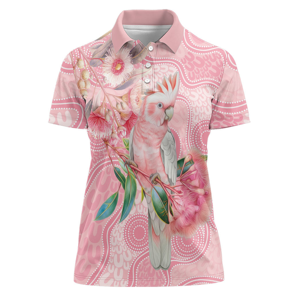 Personalized Pink Galah Fight for Hope and Healing Women Polo Shirt Australia’s Breast Cancer Support