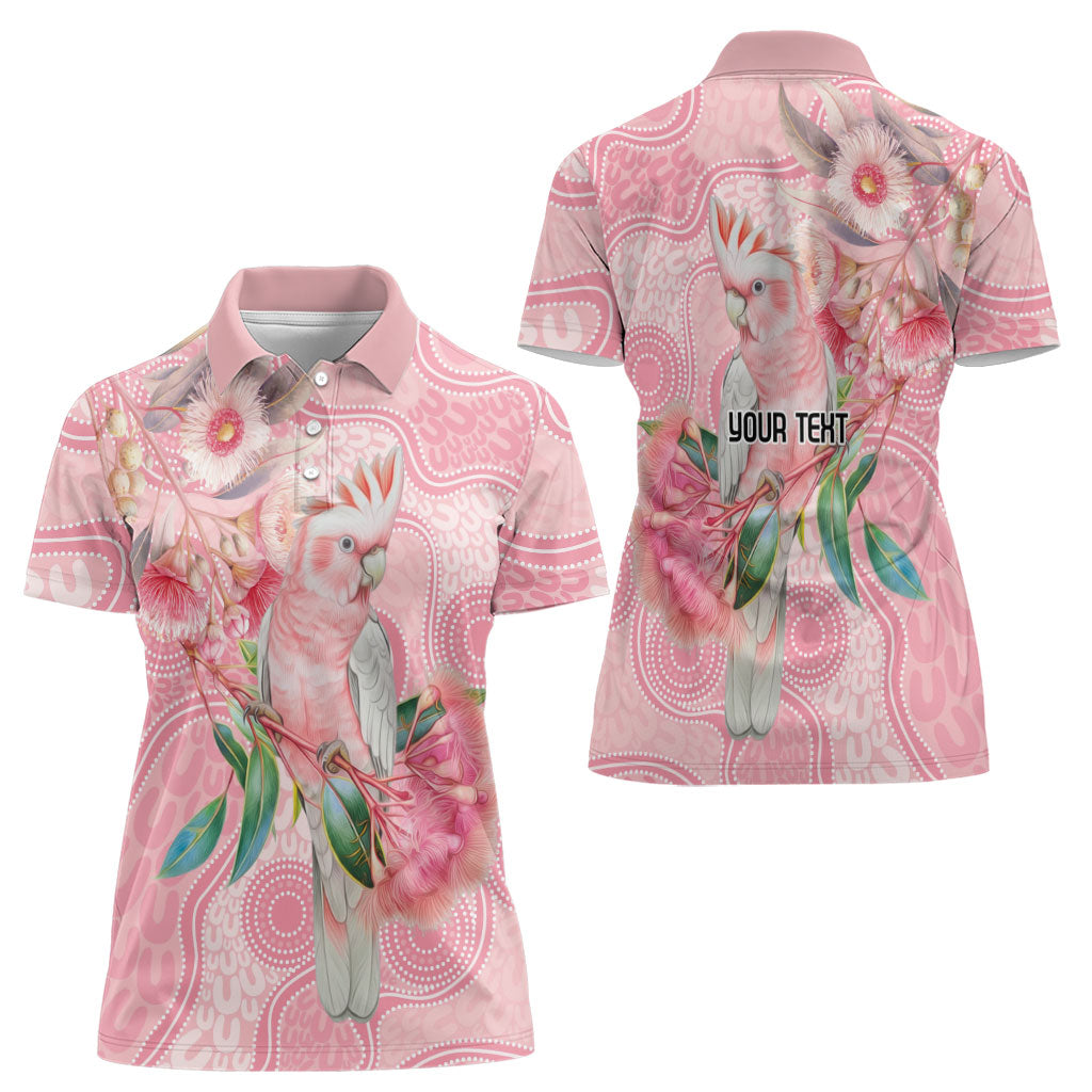 Personalized Pink Galah Fight for Hope and Healing Women Polo Shirt Australia’s Breast Cancer Support