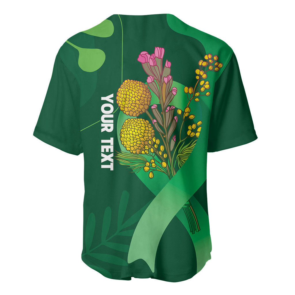 Australia Mental Health Personalised Baseball Jersey Pain Real But So Is Hope