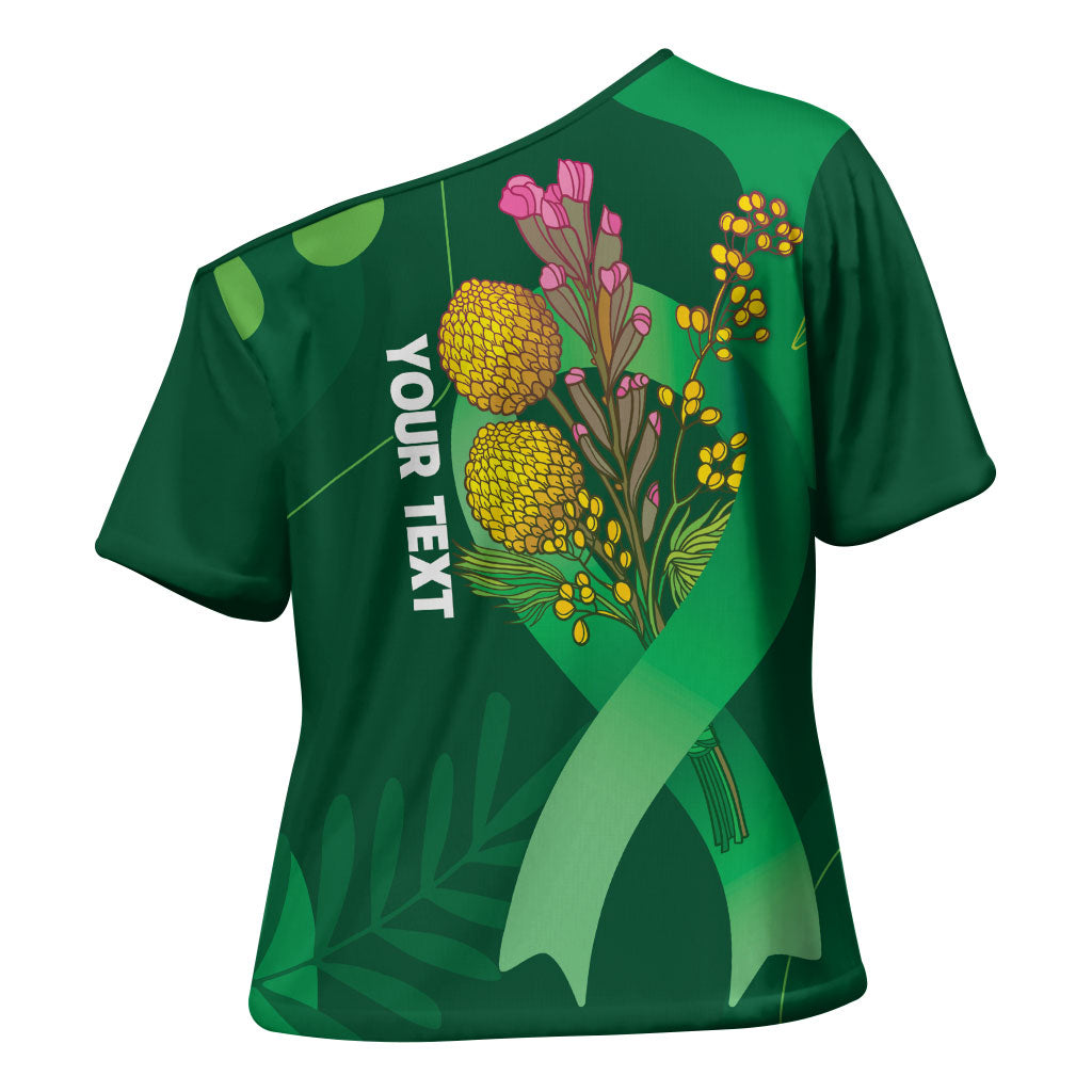 Australia Mental Health Personalised Cross Shoulder Shirt Pain Real But So Is Hope