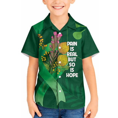 Australia Mental Health Personalised Hawaiian Shirt Pain Real But So Is Hope