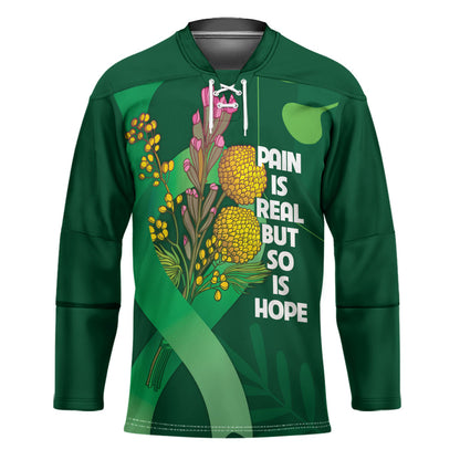 Australia Mental Health Personalised Hockey Jersey Pain Real But So Is Hope