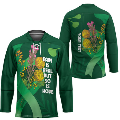 Australia Mental Health Personalised Hockey Jersey Pain Real But So Is Hope