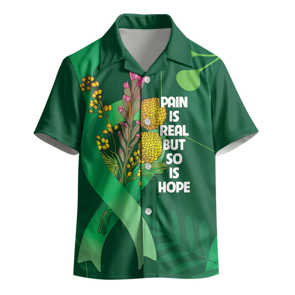 Australia Mental Health Personalised Kid Hawaiian Shirt Pain Real But So Is Hope