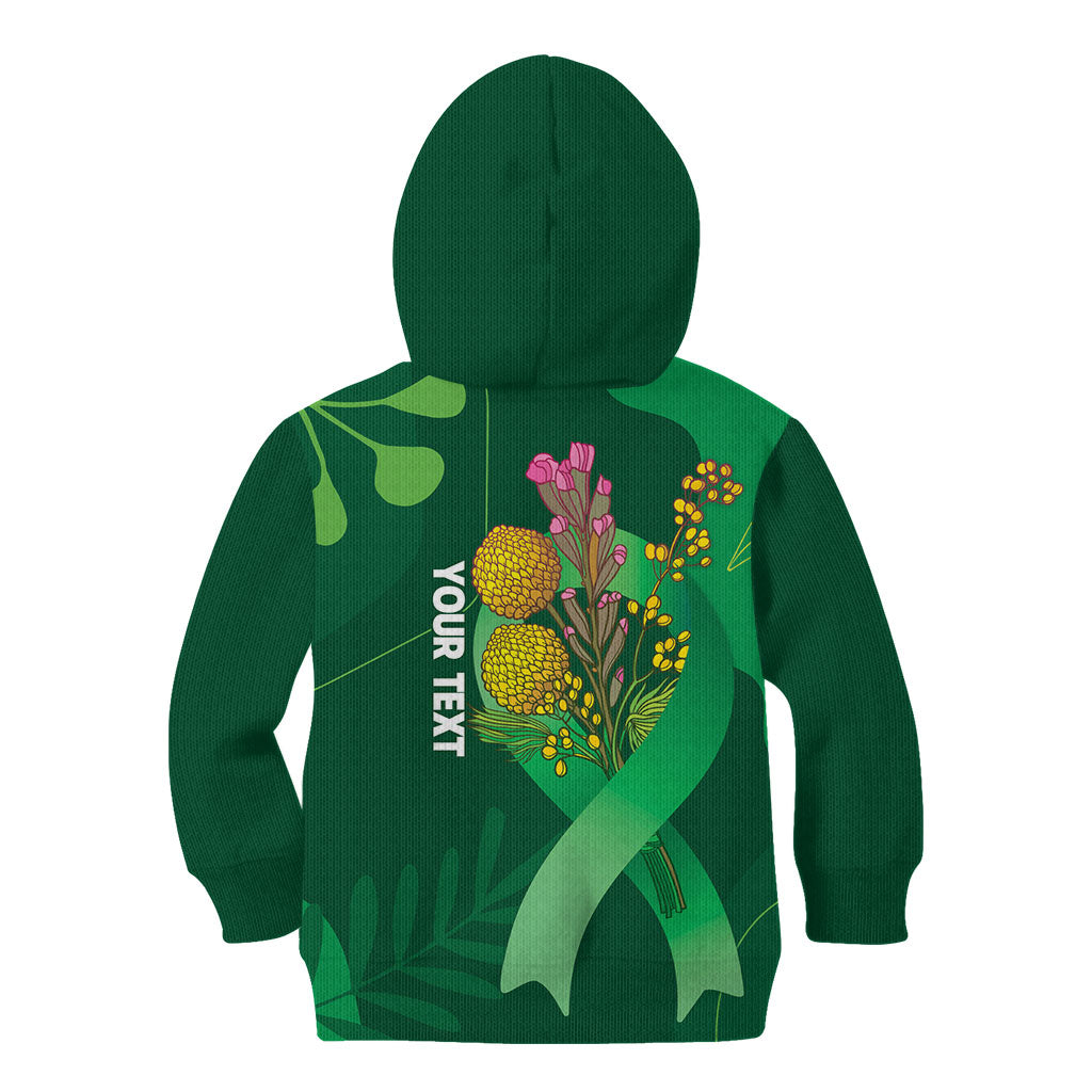 Australia Mental Health Personalised Kid Hoodie Pain Real But So Is Hope