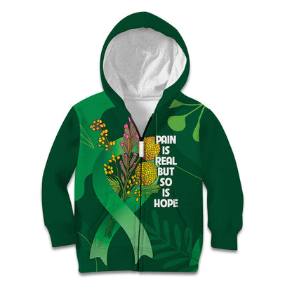 Australia Mental Health Personalised Kid Hoodie Pain Real But So Is Hope