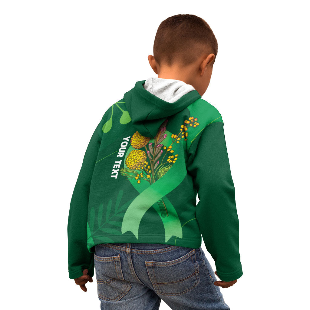 Australia Mental Health Personalised Kid Hoodie Pain Real But So Is Hope