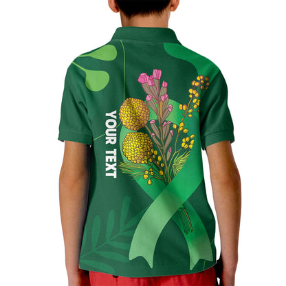 Australia Mental Health Personalised Kid Polo Shirt Pain Real But So Is Hope