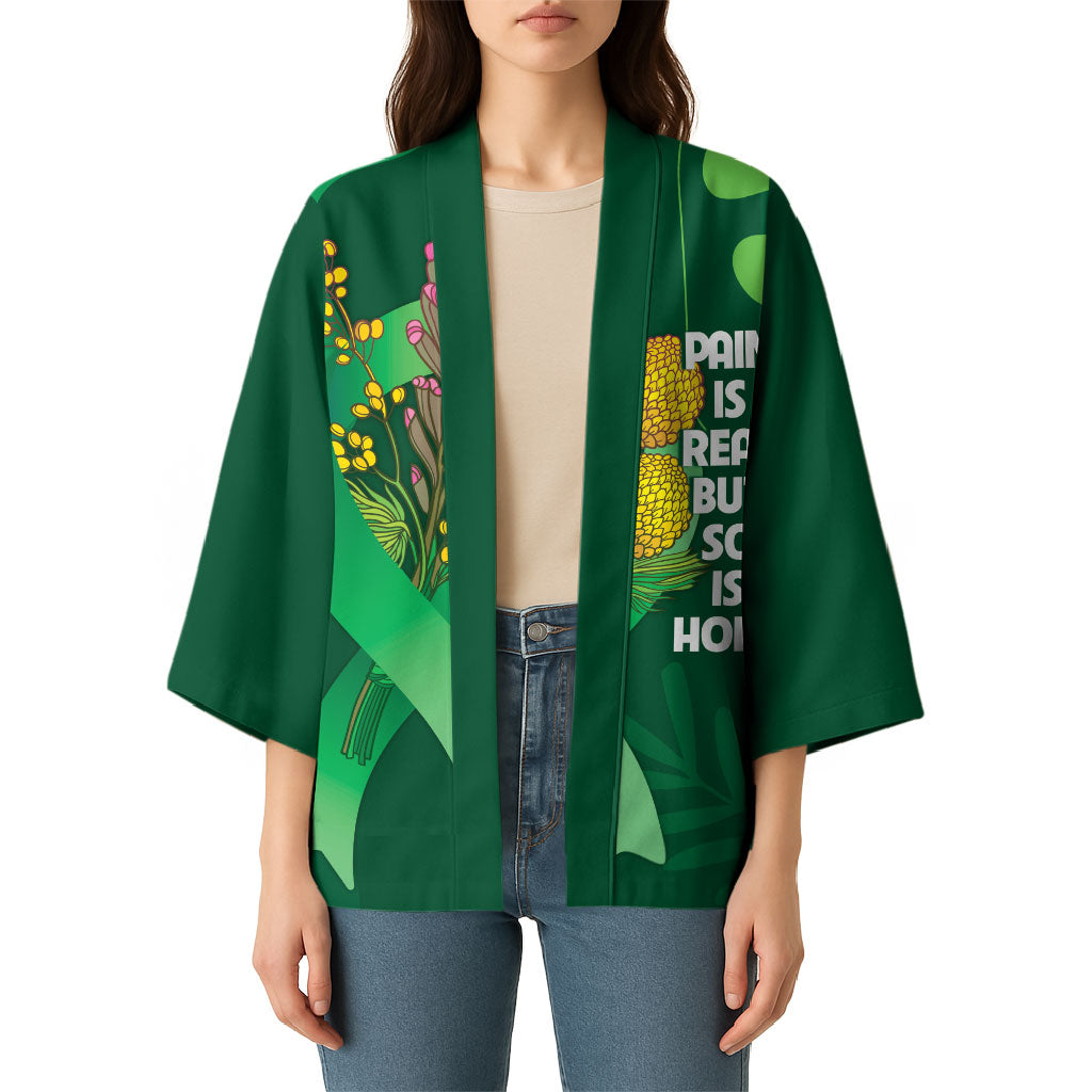 Australia Mental Health Personalised Kimono Pain Real But So Is Hope