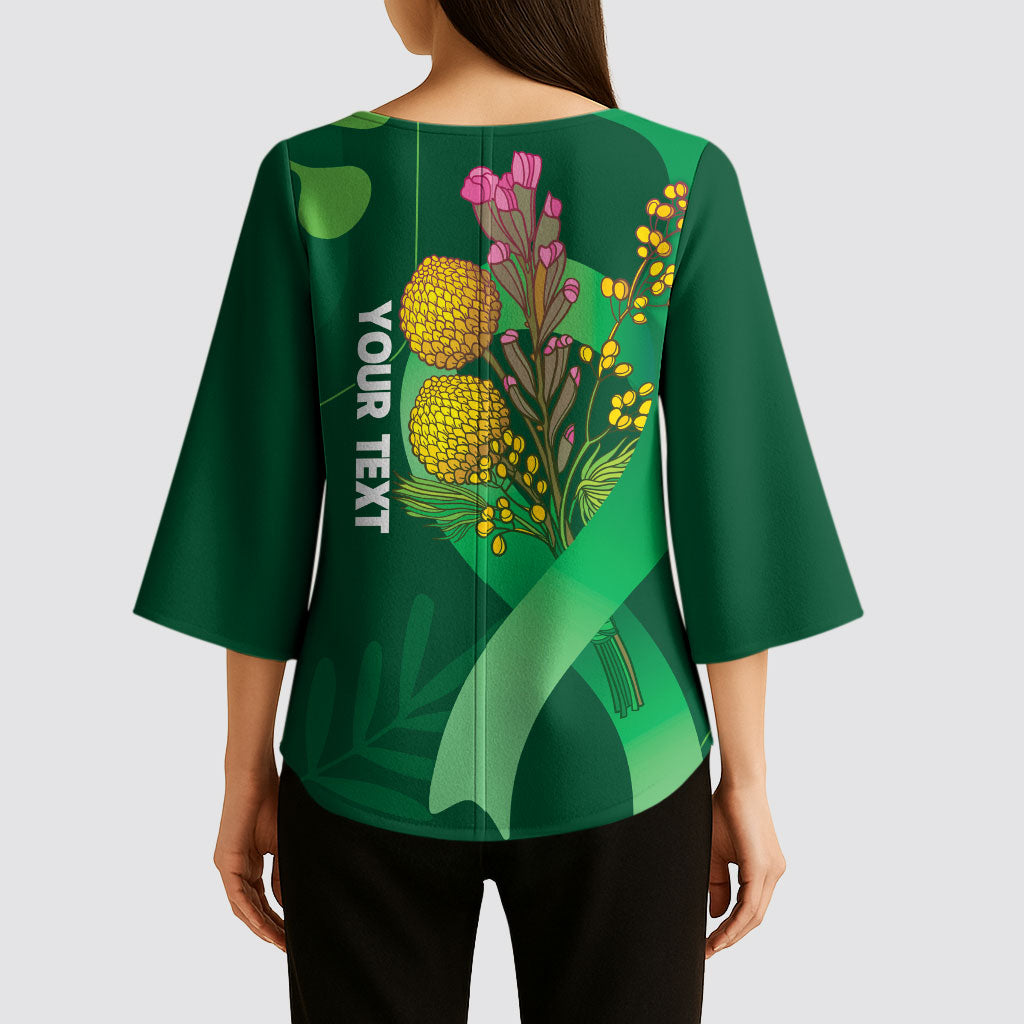 Australia Mental Health Personalised Kimono Sleeve Blouse Pain Real But So Is Hope