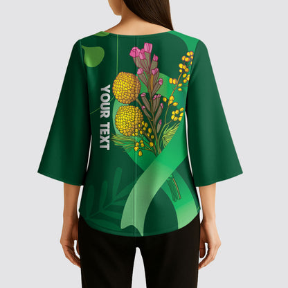 Australia Mental Health Personalised Kimono Sleeve Blouse Pain Real But So Is Hope