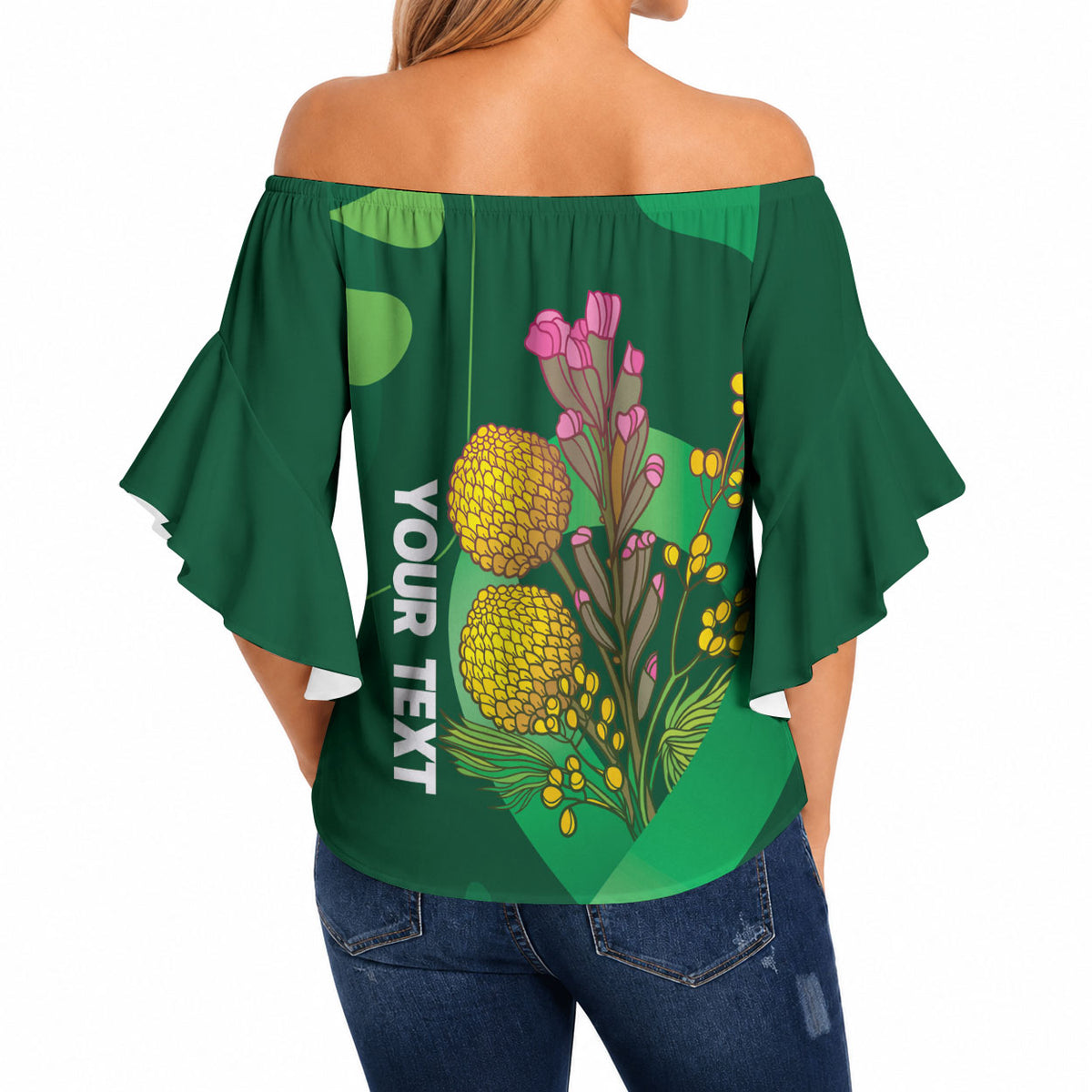 Australia Mental Health Personalised Off Shoulder Wrap Waist Top Pain Real But So Is Hope