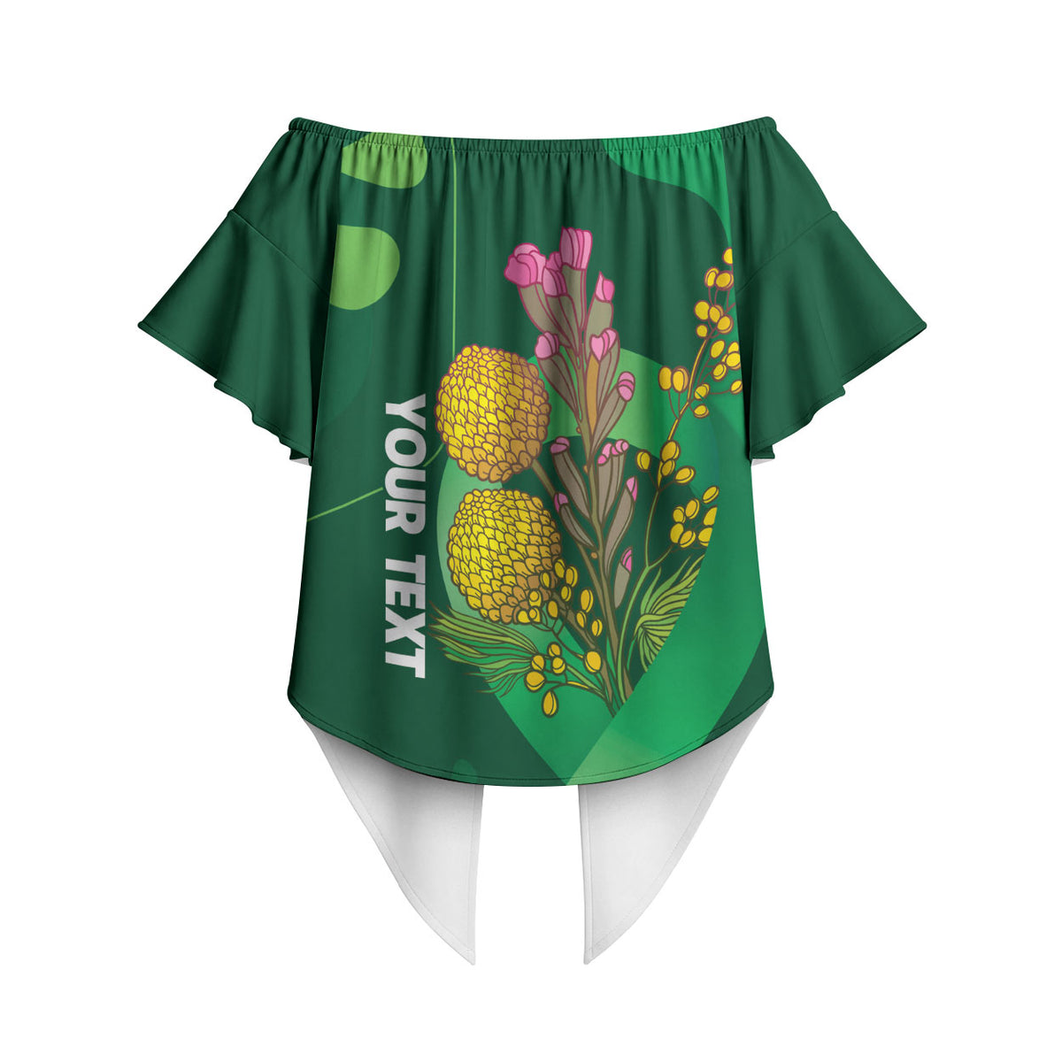 Australia Mental Health Personalised Off Shoulder Wrap Waist Top Pain Real But So Is Hope