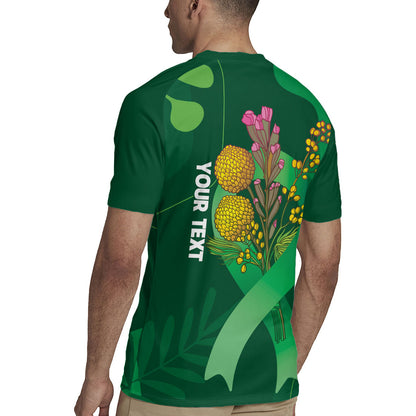 Australia Mental Health Personalised Rugby Jersey Pain Real But So Is Hope