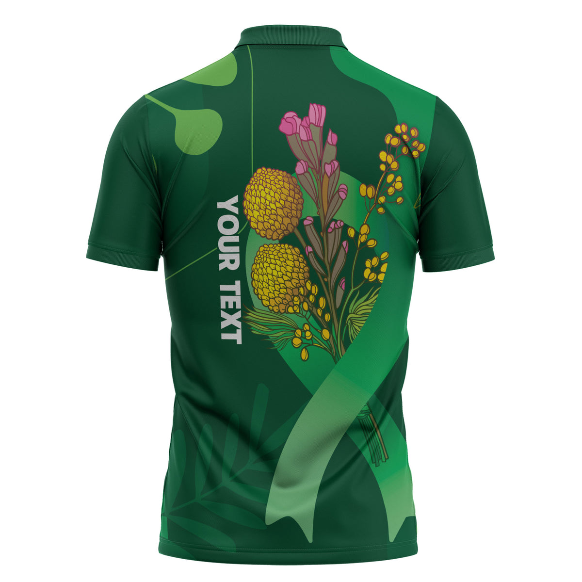 Australia Mental Health Personalised Zipper Polo Shirt Pain Real But So Is Hope