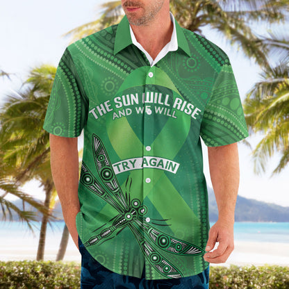 Australia Mental Health Personalised Hawaiian Shirt The Sun Will Rise And We Will Try Again