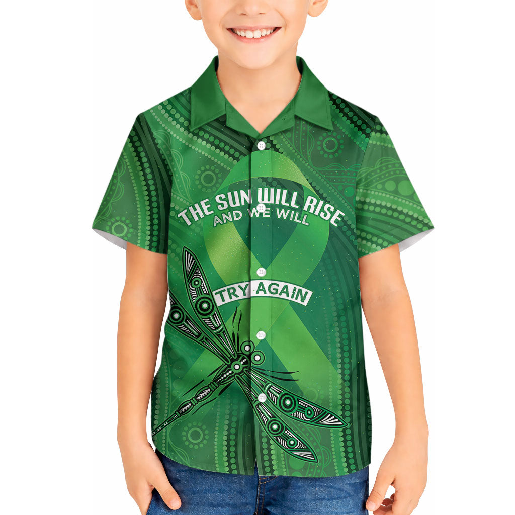 Australia Mental Health Personalised Hawaiian Shirt The Sun Will Rise And We Will Try Again