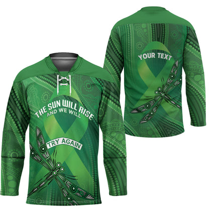 Australia Mental Health Personalised Hockey Jersey The Sun Will Rise And We Will Try Again