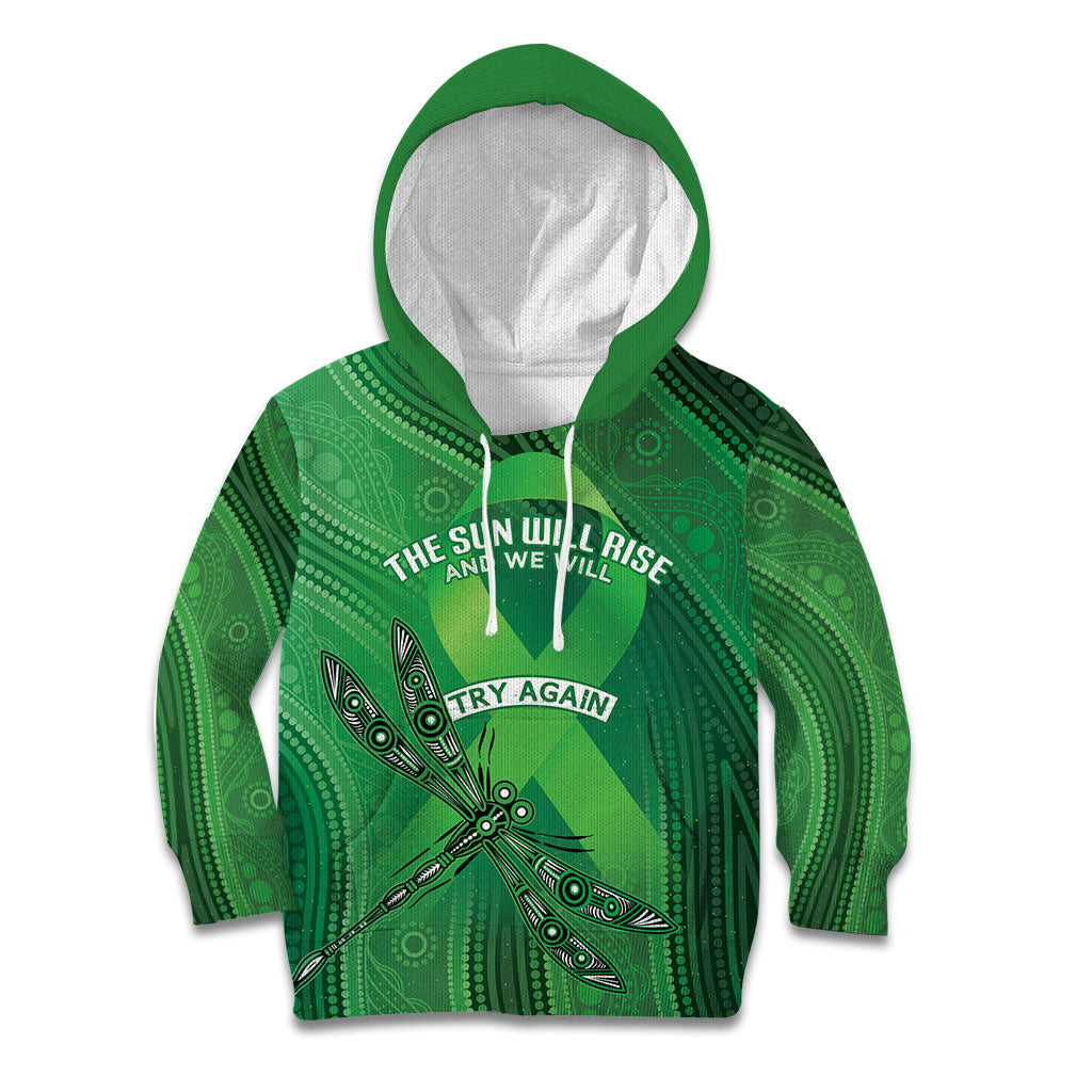 Australia Mental Health Personalised Kid Hoodie The Sun Will Rise And We Will Try Again