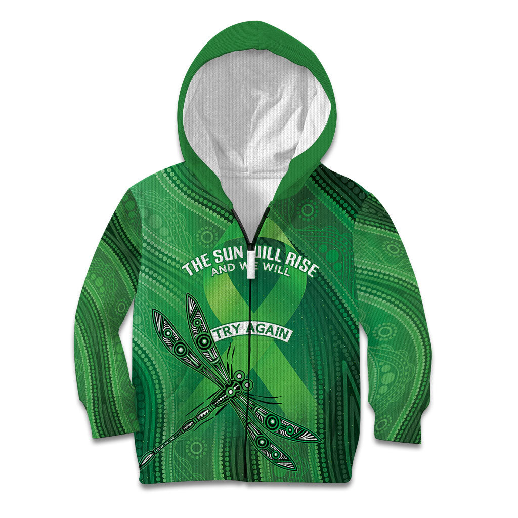 Australia Mental Health Personalised Kid Hoodie The Sun Will Rise And We Will Try Again