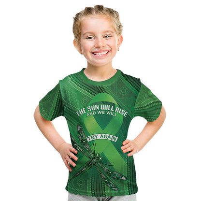 Australia Mental Health Personalised Kid T Shirt The Sun Will Rise And We Will Try Again