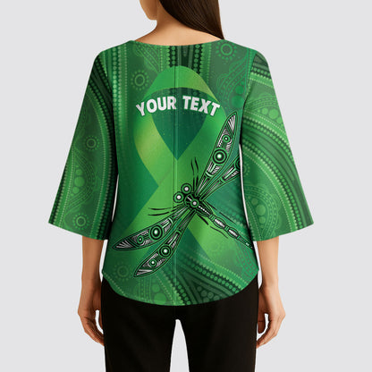 Australia Mental Health Personalised Kimono Sleeve Blouse The Sun Will Rise And We Will Try Again