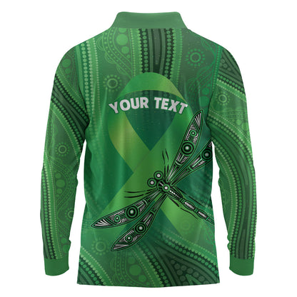 Australia Mental Health Personalised Long Sleeve Polo Shirt The Sun Will Rise And We Will Try Again