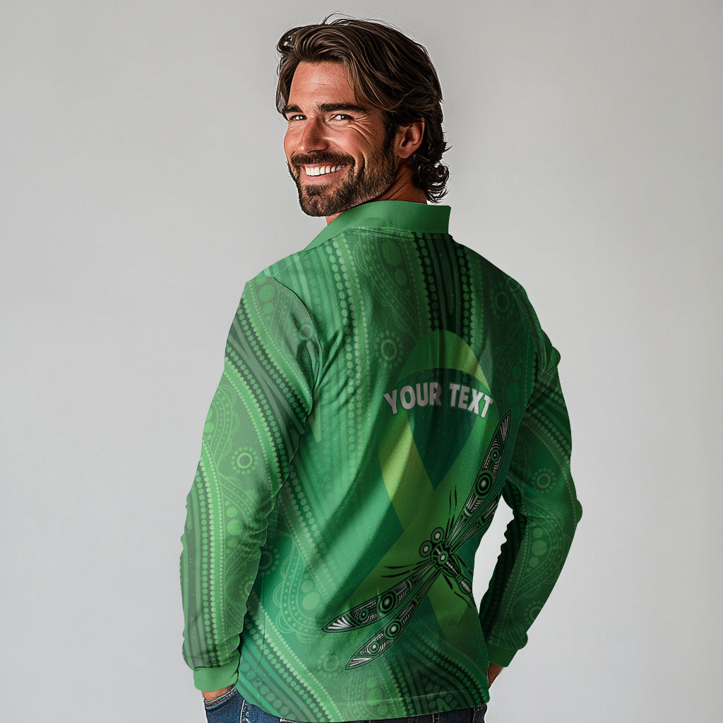 Australia Mental Health Personalised Long Sleeve Polo Shirt The Sun Will Rise And We Will Try Again