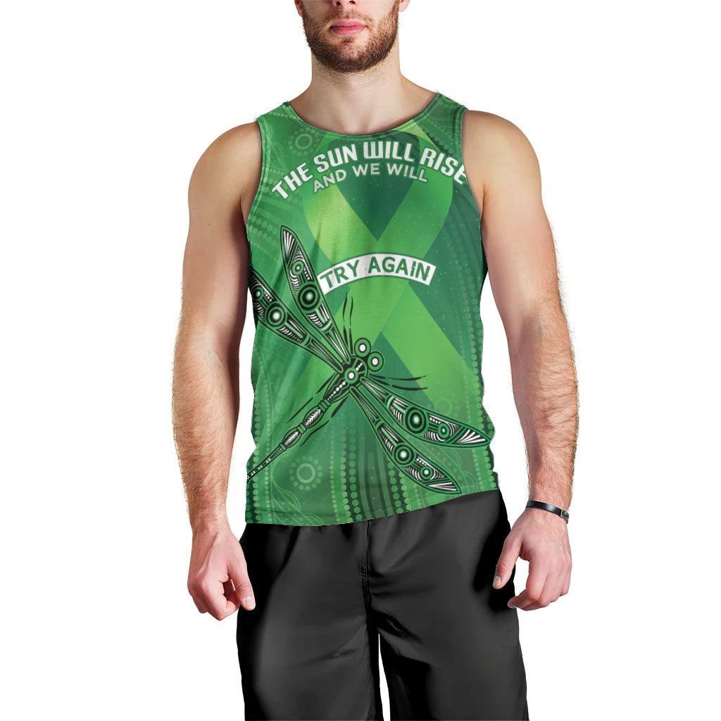 Australia Mental Health Personalised Men Tank Top The Sun Will Rise And We Will Try Again