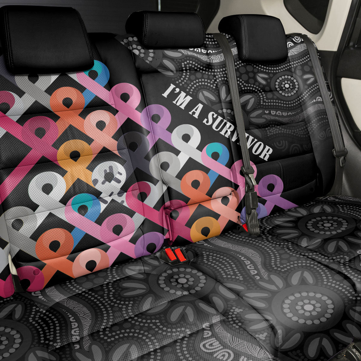 Australia Cancer Survivor Back Car Seat Cover I’m A Survivor All Cancer